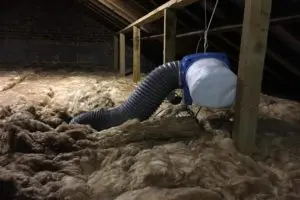 Condensation control loft mounted PIV