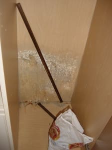 Condensation on wardrobe