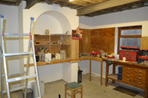 Unconverted basement that could be used for home office