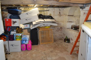 Unconverted basement that could be used for home office